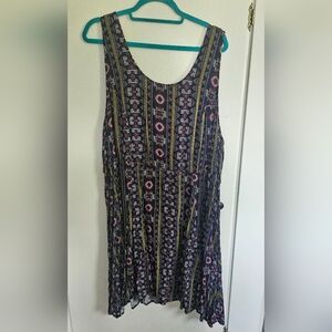 Tribal Print Sleeveless Dress